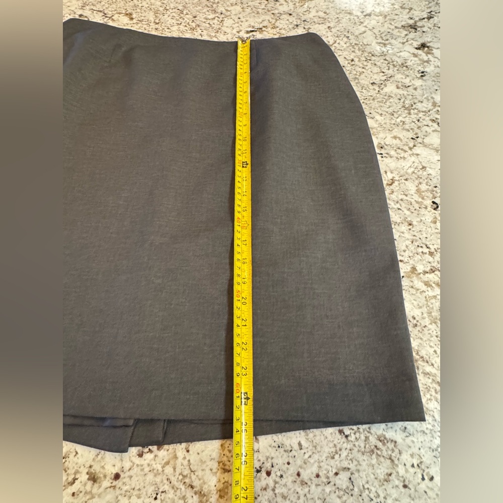 KASPER Gray Women's Skirt - Picture 4 of 8